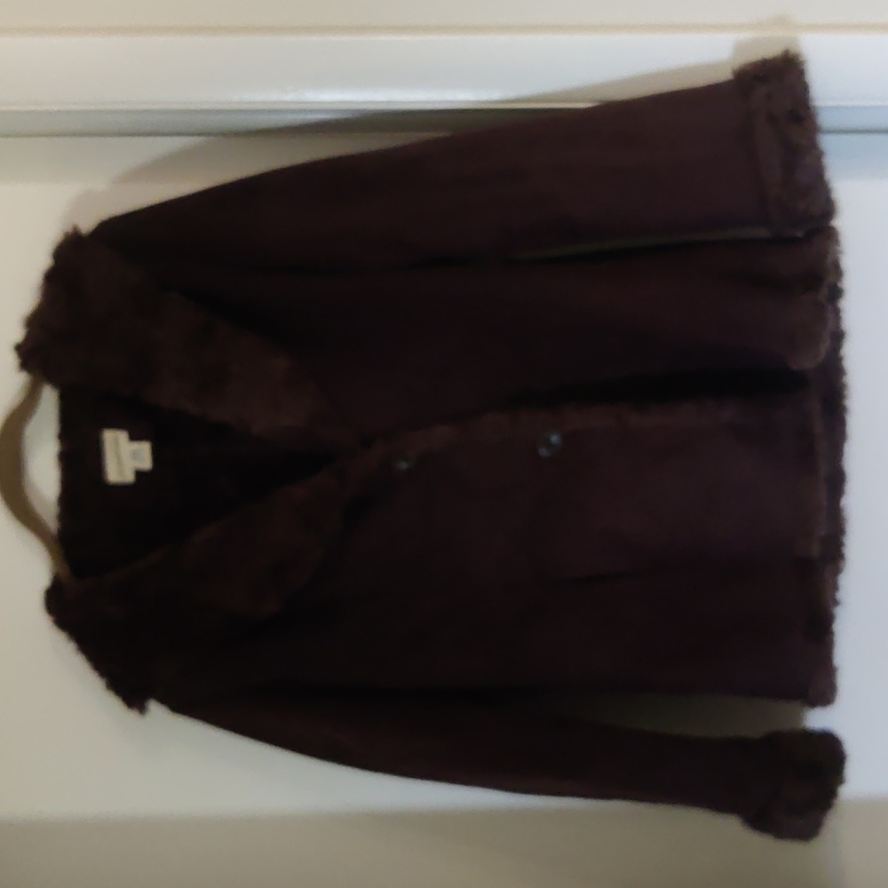 Nwt  size lg St Johns Bay faux Sherpa short coat